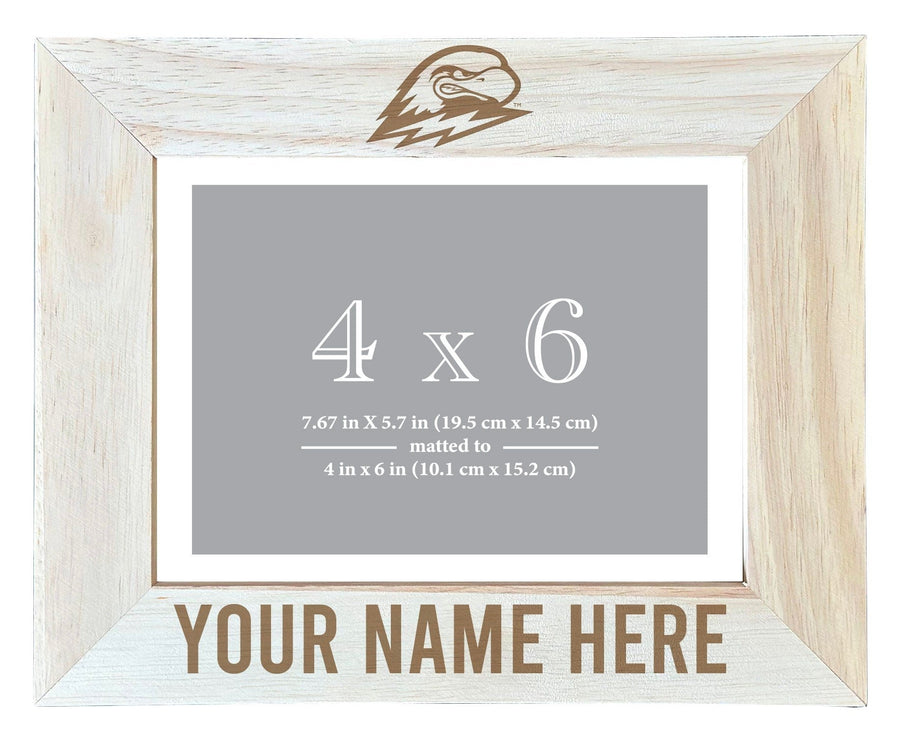 Southern Utah University Customizable Wooden Photo Frame Matted 4"x 6" Officially Licensed Collegiate Product Image 1