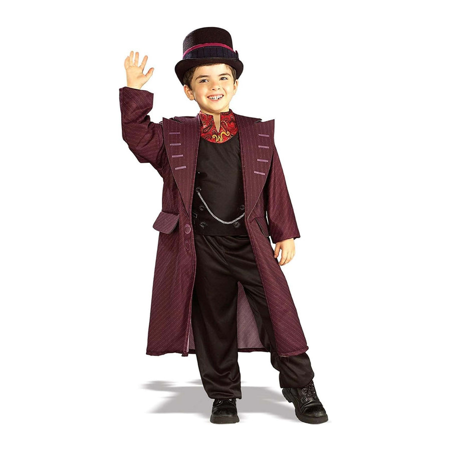 Rubies Kids Charlie And The Chocolate Factory Willy Wonka Costume Large Image 1