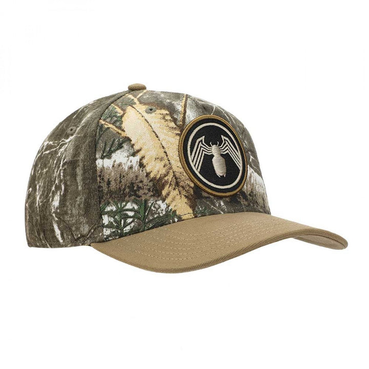 Venom 3D Embroidered Camo Curved Bill Snapback Hat Image 4