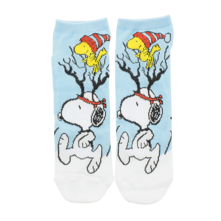 Peanuts Christmas Snoopy Mens Socks 12 Days of Giving Gift Box Image 4