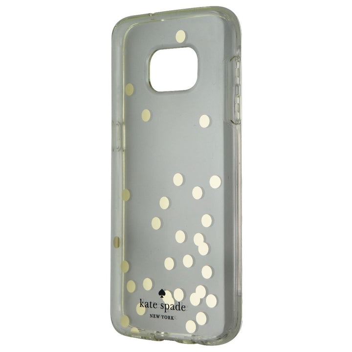 kate spade Clear Case for Samsung Galaxy S7 Confetti Dot Gold Foil/Clear Image 1