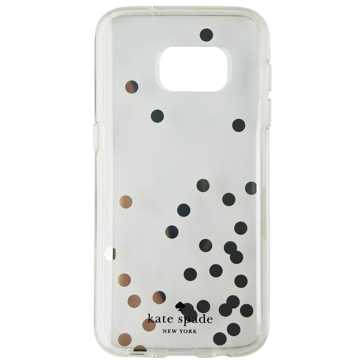 kate spade Clear Case for Samsung Galaxy S7 Confetti Dot Gold Foil/Clear Image 2