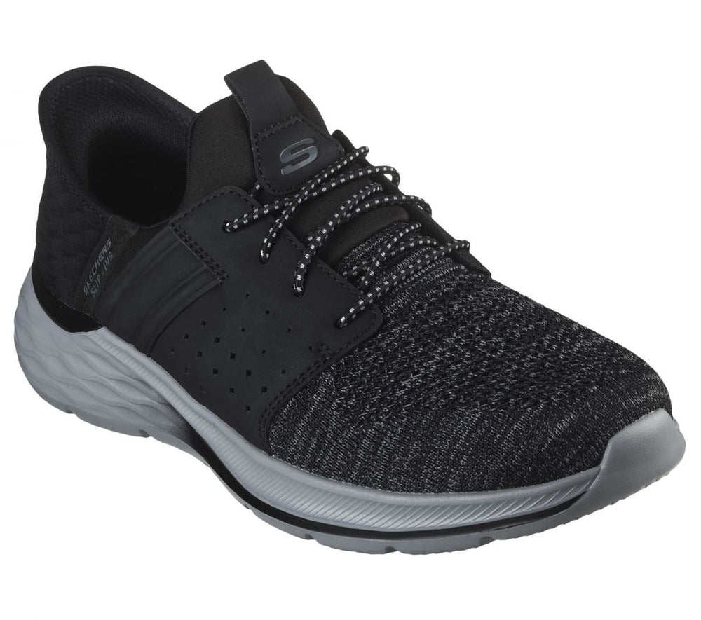 Skechers Mens Slip-ins RF: Garner - Newick Black - 210803-BLK BLACK Image 2