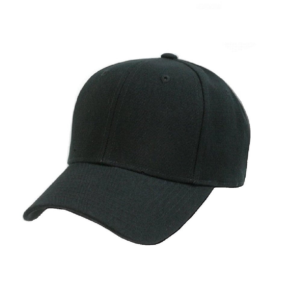 6 Pack Plain Cotton Dad Baseball Caps Solid Colors Image 1