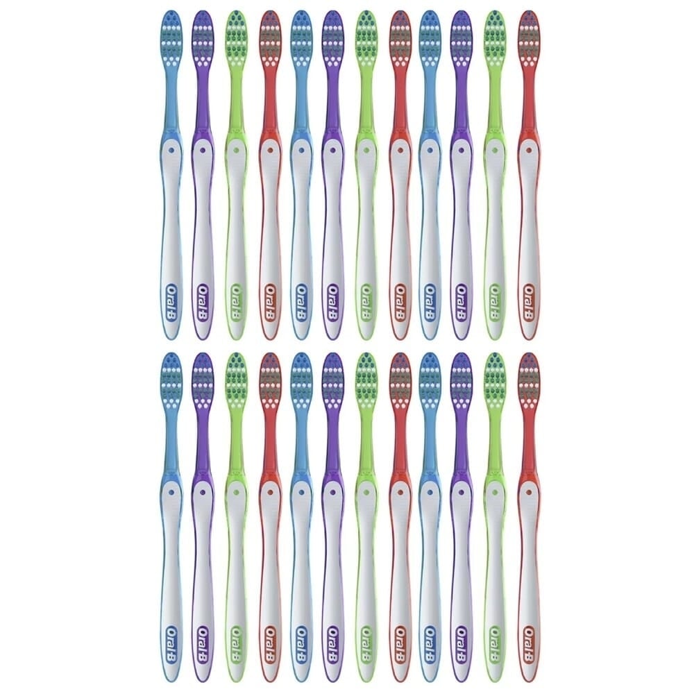 24-Pack: Oral B Fresh and Clean Medium Toothbrush Image 2