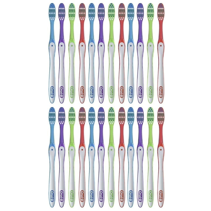 24-Pack: Oral B Fresh and Clean Medium Toothbrush Image 2