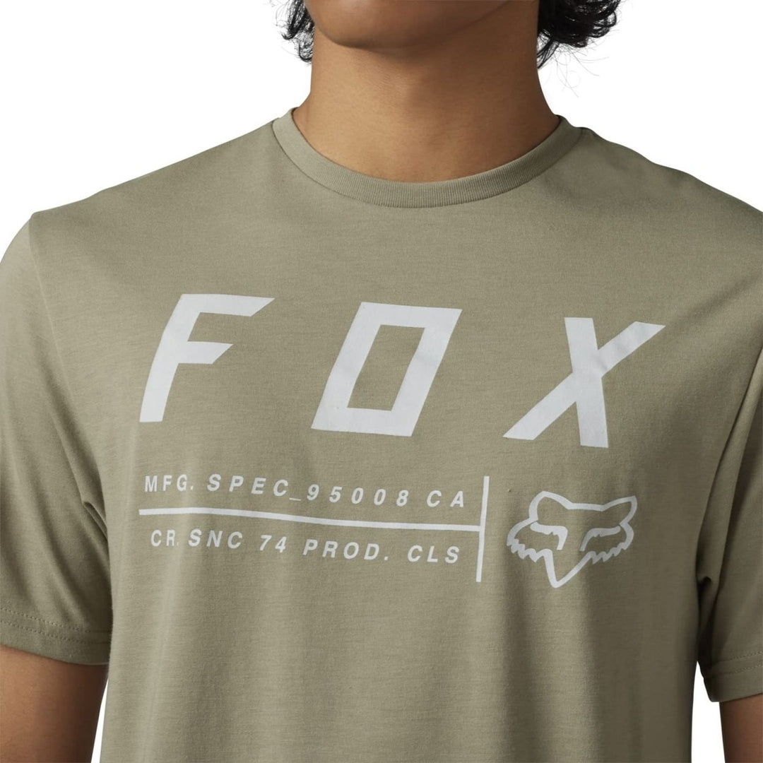 Fox Racing Mens Standard Non Stop Short Sleeve Tech Tee HTR GRAPH Image 1