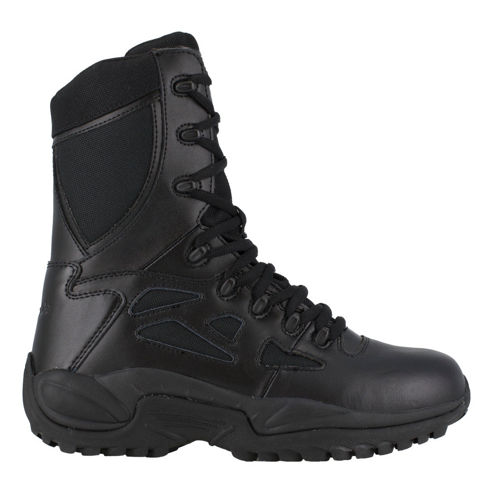 Reebok Work Womens 8" Rapid Response Soft Toe Tactical Boot Black - RB888 BLACK Image 2