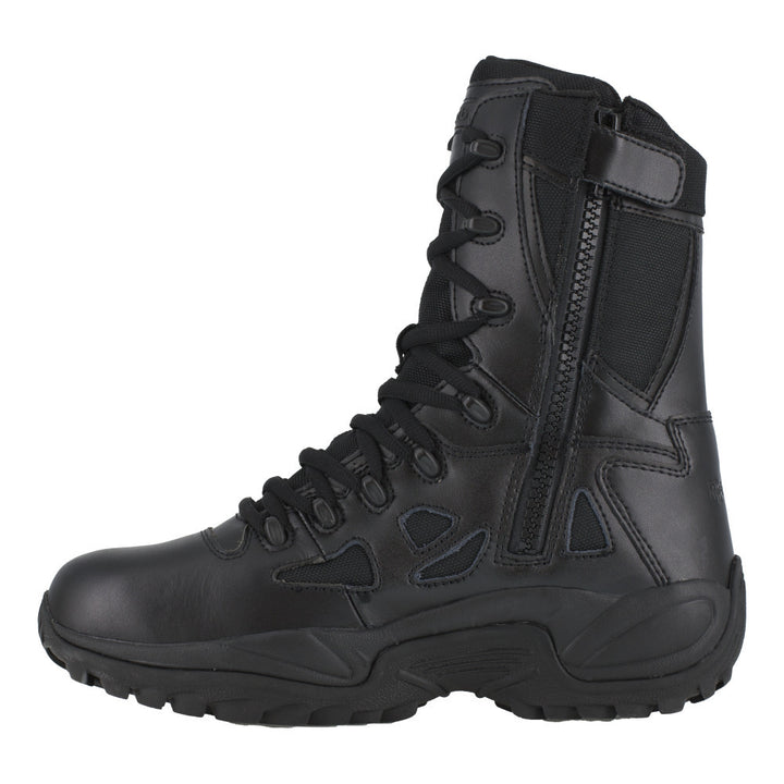 Reebok Work Womens 8" Rapid Response Soft Toe Tactical Boot Black - RB888 BLACK Image 4