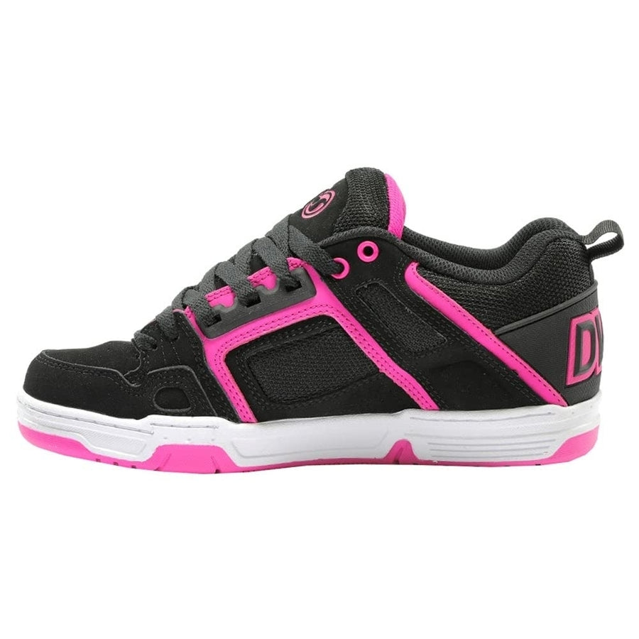 DVS Womens Comanche Skate Shoe Black/Pink/White - DVF0000029-997 BLACK PINK WHITE NUBUCK Image 1