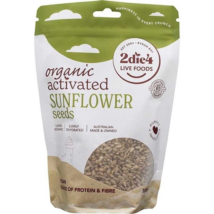 2die4 Live Foods Organic Activated Sunflower Seed 300g Image 1