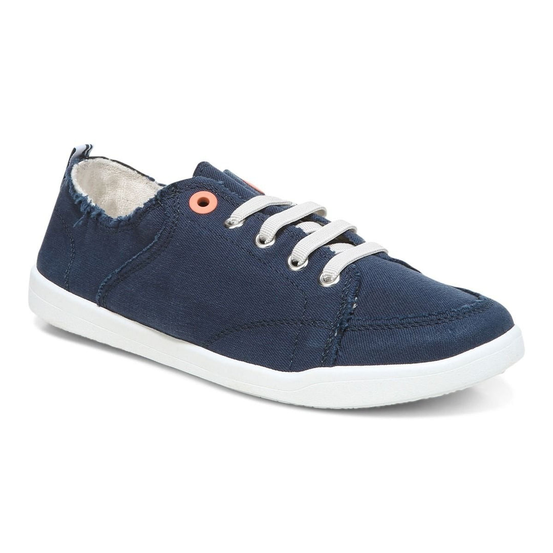 Vionic Womens Beach Pismo Canvas Sneaker Navy - 10011625425 Navy Image 1