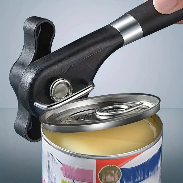 Quick And Easy Stainless Steel Can Opener - Multifunctional Kitchen Gadget Image 1