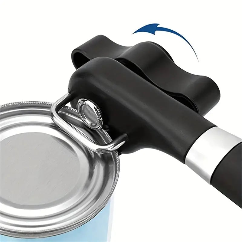 Quick And Easy Stainless Steel Can Opener - Multifunctional Kitchen Gadget Image 3