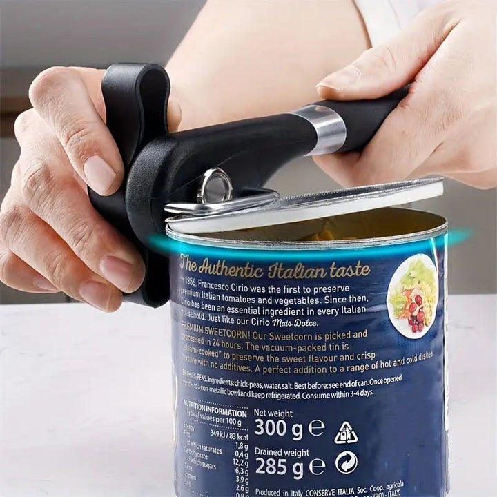 Quick And Easy Stainless Steel Can Opener - Multifunctional Kitchen Gadget Image 4