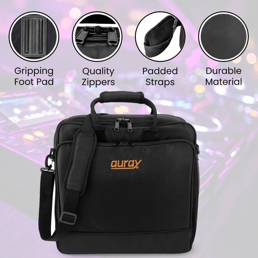 Padded Mixer Bag Fits Up to 15x15" Mixers or Gears Weather-Resistant with Removable Strap and Carry Handles Zipper Image 3