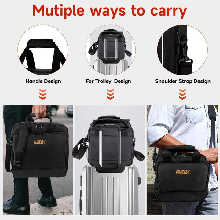 Padded Mixer Bag Fits Up to 15x15" Mixers or Gears Weather-Resistant with Removable Strap and Carry Handles Zipper Image 8