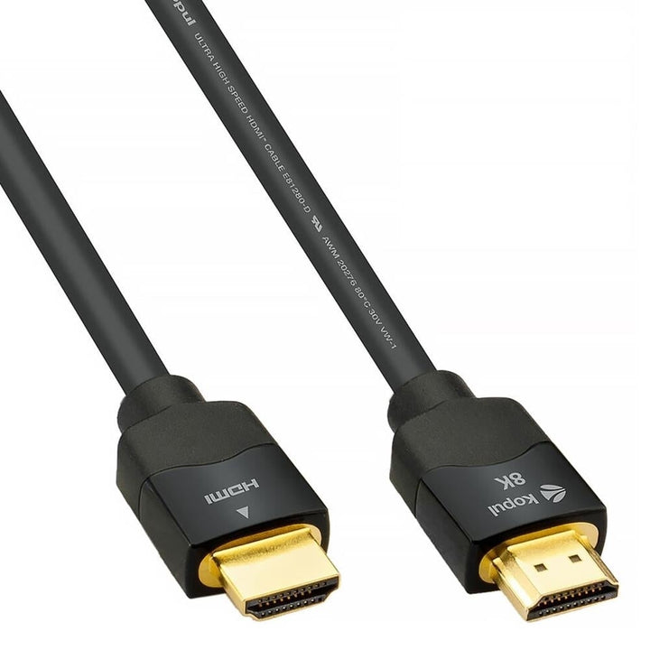 8K HDMI Cable 6.6ft  Ultra High-Speed 48Gbps Triple-Layer Shielding Gold-Plated Flame-Resistant  Ideal for UHD and Pro Image 1