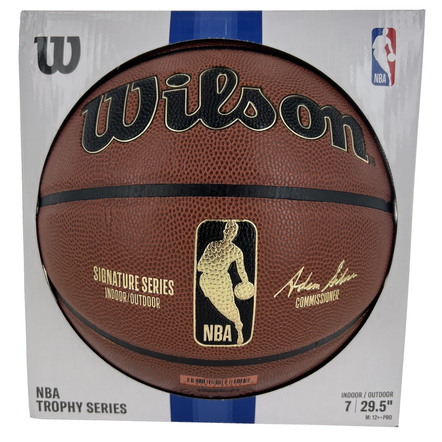 Wilson Trophy Series Official NBA Indoor/Outdoor Basketball Size 7 (29.5") Image 1