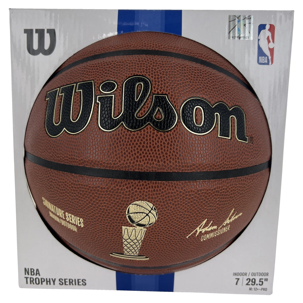 Wilson Trophy Series Official NBA Indoor/Outdoor Basketball Size 7 (29.5") Image 2