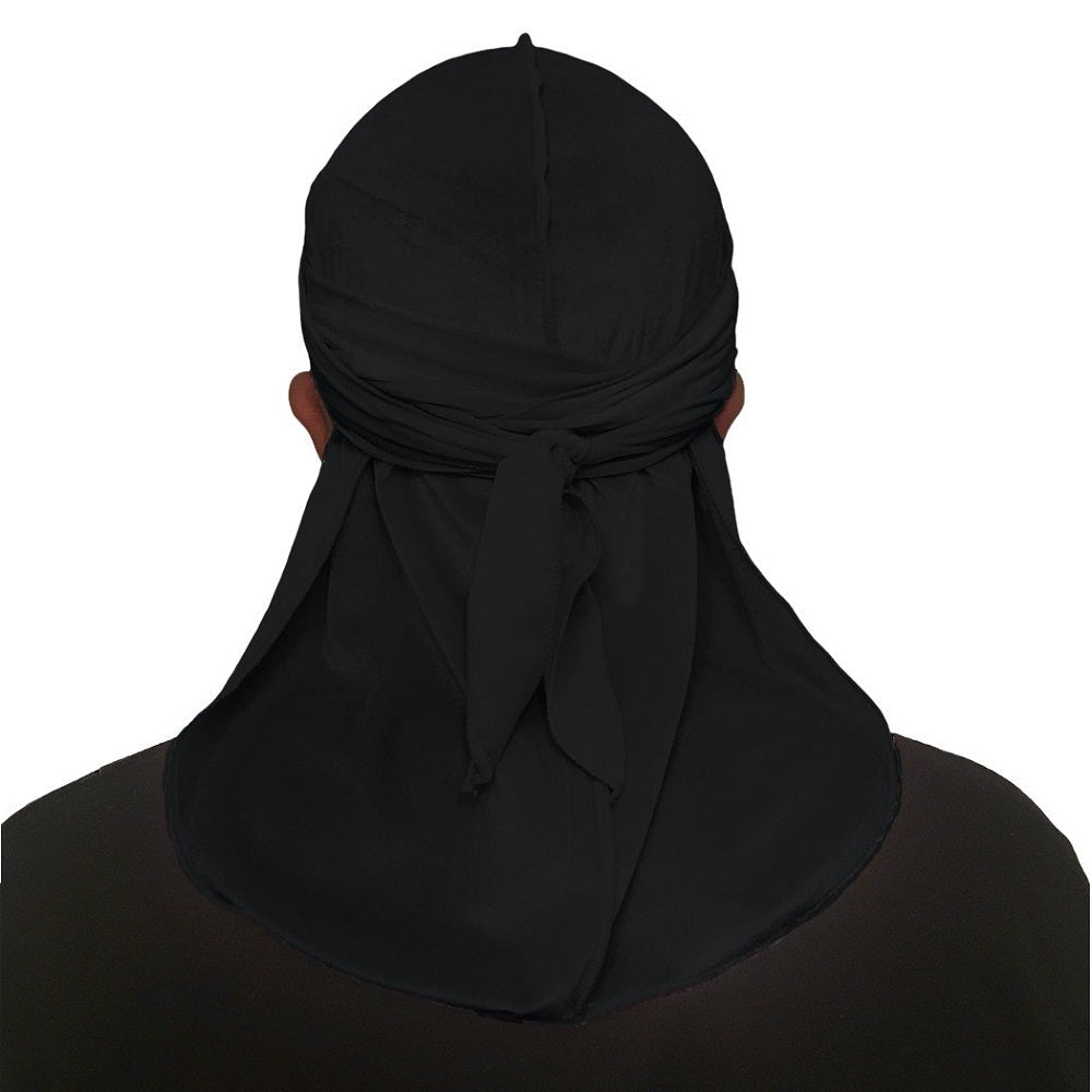 6 Pack Durags for Men Stylish Waves Headscarf and Doo Rag Tail Image 10