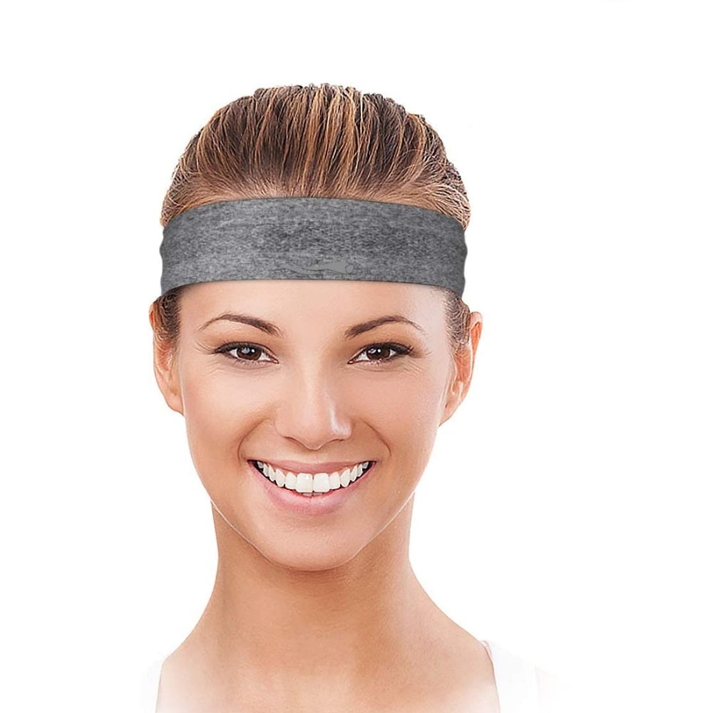 6 Pack Sports Headbands Stretchy Sweatbands for Yoga Fitness and Dance Image 12