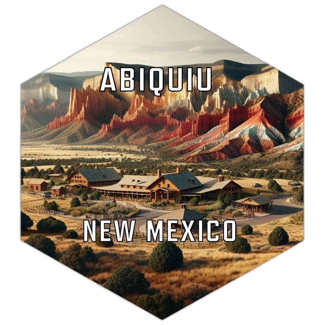 Abiquiu Mexico Travel Destination Souvenir Vinyl Decal Sticker Image 1