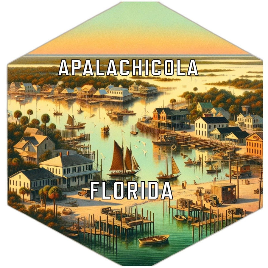 Apalachicola Florida Travel Destination Souvenir Vinyl Decal Sticker Image 1