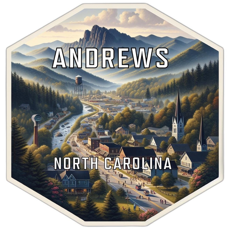 Andrews North Carolina Travel Destination Souvenir Vinyl Decal Sticker Image 1