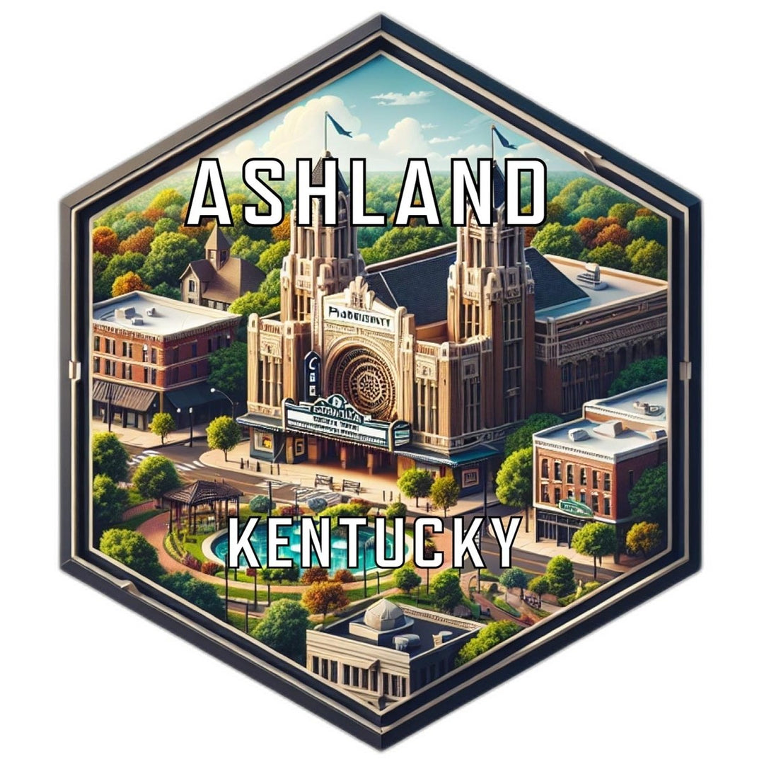 Ashland Kentucky Travel Destination Souvenir Vinyl Decal Sticker Image 1