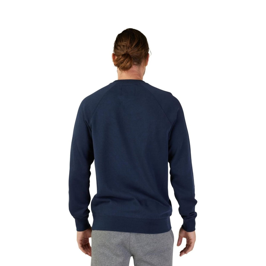 Fox Racing Mens Absolute Fleece Crew HEATHER GRAPHITE Image 2