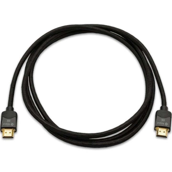 8K HDMI Cable 6.6ft Ultra High-Speed 48Gbps 3-Layer Shielding Braided Gold-Plated Flame-Resistant - Ideal for UHD and Image 1