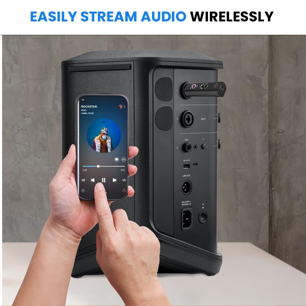 XLR Bluetooth Audio Receiver Bluetooth 5.0 3-Pin XLR Output 10 dB Pad Stereo Link 10-Hour Battery- Ideal for Live Image 11