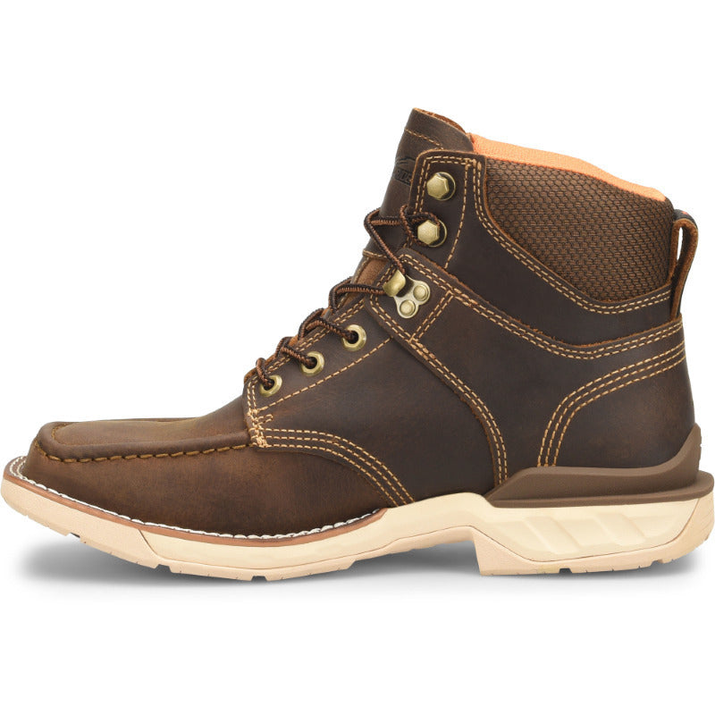 Double-H Boots Mens 6" Brunel Composite Toe Work Boot Brown - DH5375 MEDIUM BRO Image 4