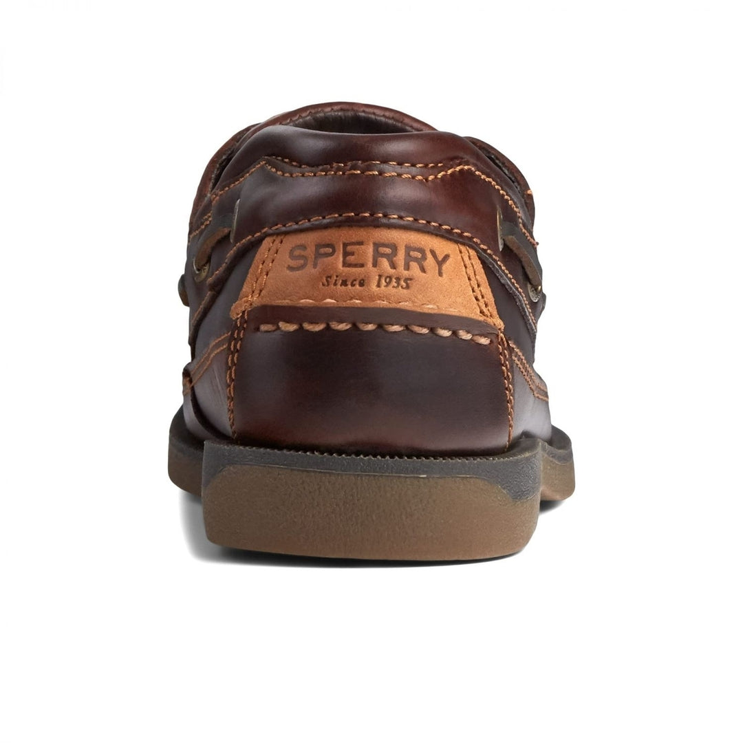 Sperry Mens Mako 2-Eye Boat Shoe Amaretto Size 10 Waterproof Non-Slip Design Image 3