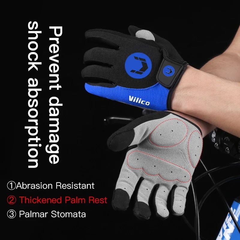 Breathable Non-Slip Cycling Gloves  Touchscreen MTB and Road Bike Gloves Image 2