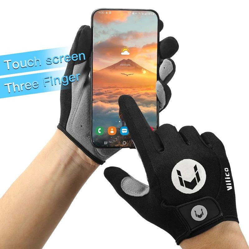 Breathable Non-Slip Cycling Gloves  Touchscreen MTB and Road Bike Gloves Image 6