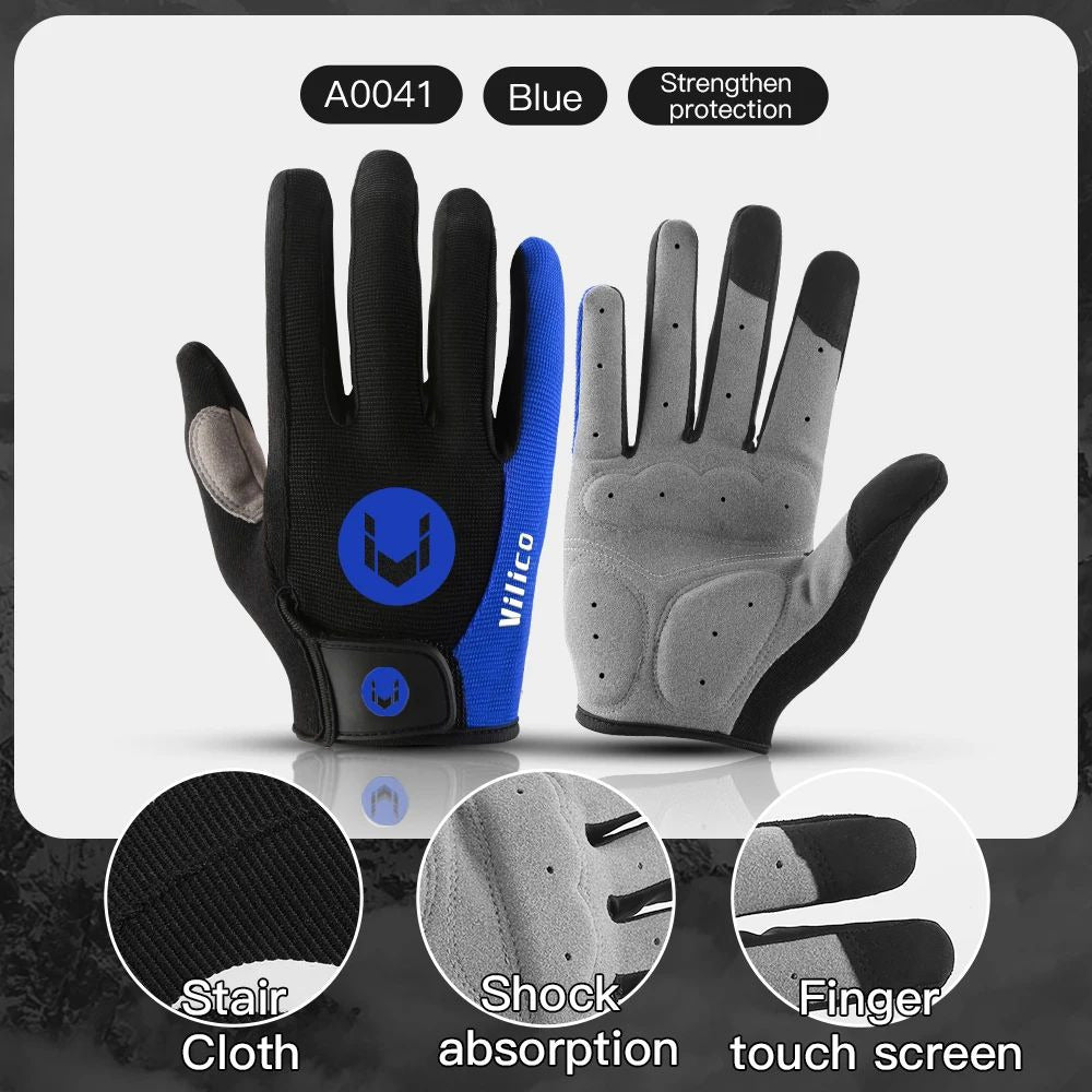 Breathable Non-Slip Cycling Gloves  Touchscreen MTB and Road Bike Gloves Image 7