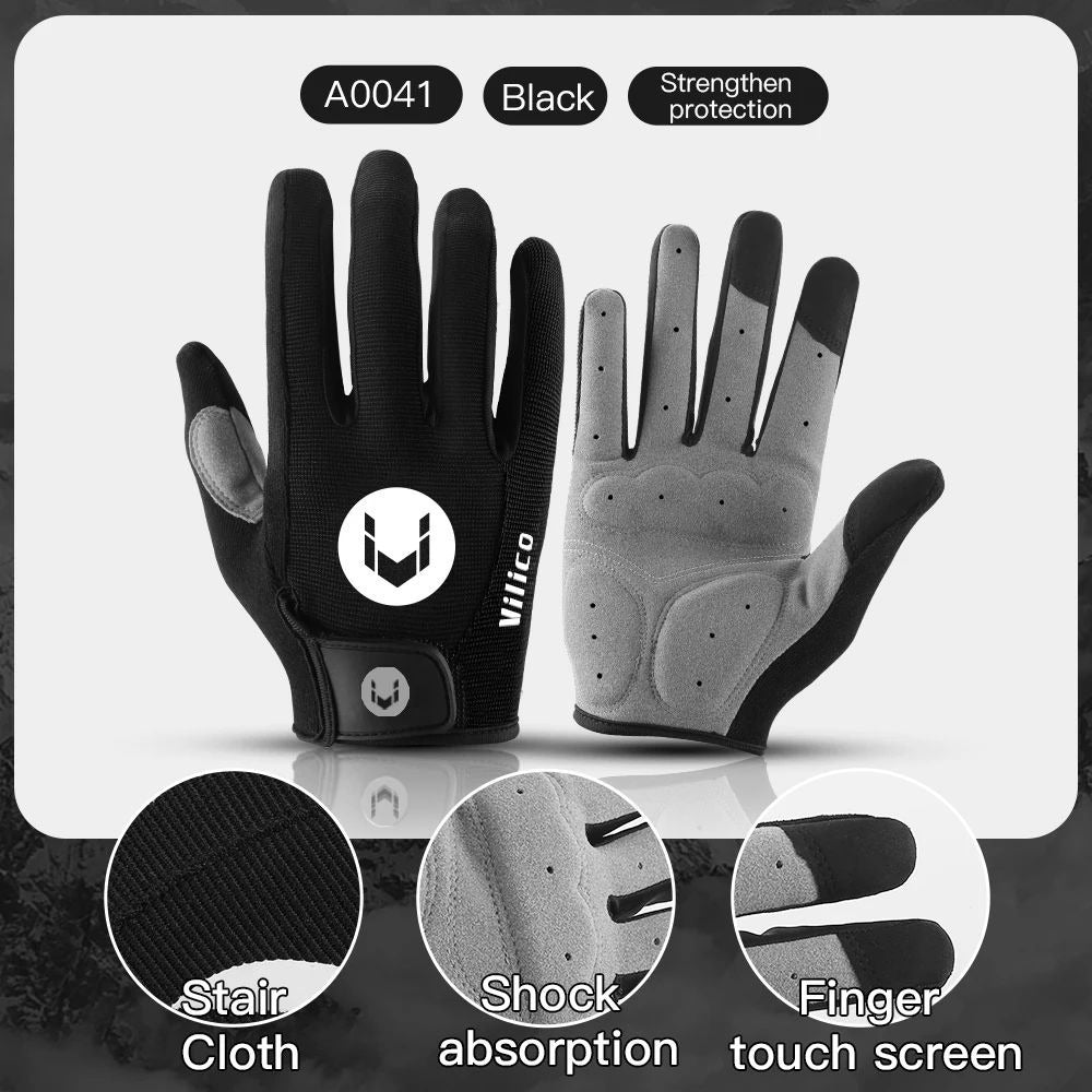 Breathable Non-Slip Cycling Gloves  Touchscreen MTB and Road Bike Gloves Image 9