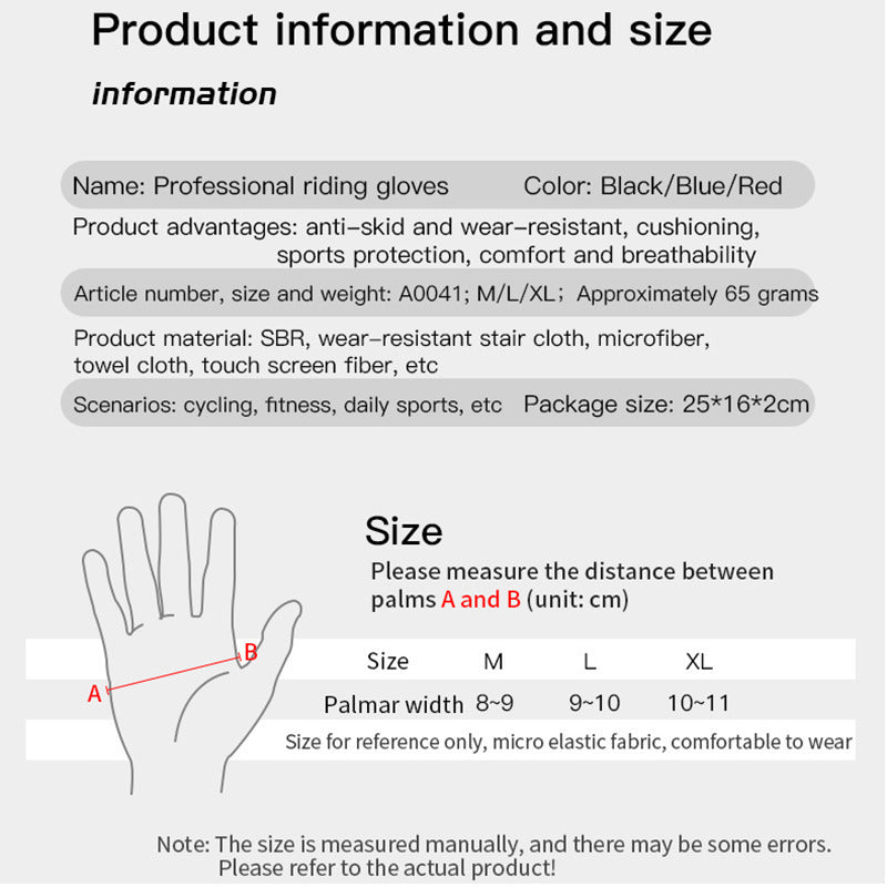 Breathable Non-Slip Cycling Gloves  Touchscreen MTB and Road Bike Gloves Image 10