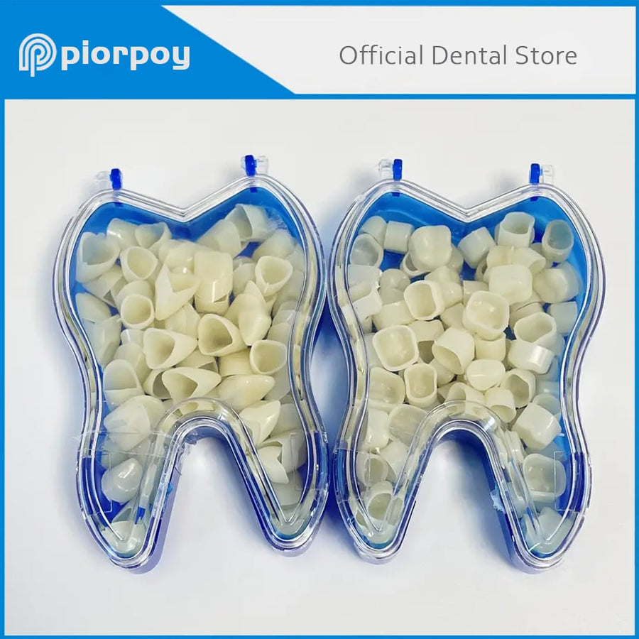 PIORPOY 50 Pcs/Box Dental Temporary Crown Kit Anterior Front Molar Posterior Teeth Veneers Dentistry Tooth Whitening Image 1