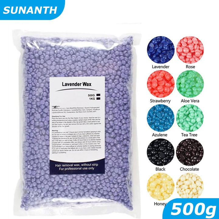 500g Hard Wax Beans for Hair Removal Body European Brazilian Pearl for Wax Warmer Waxing Beans for Wax Heater Machine Image 1