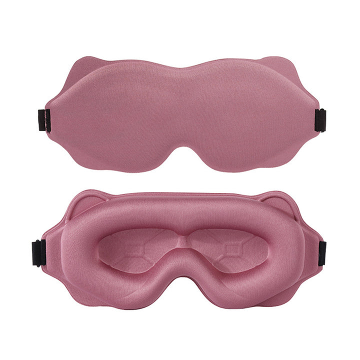 3D Sleeping Mask Block Out Light Soft Padded Sleep Mask For Eyes Slaapmasker Eye Shade Blindfold Sleeping Aid Face Mask Image 2