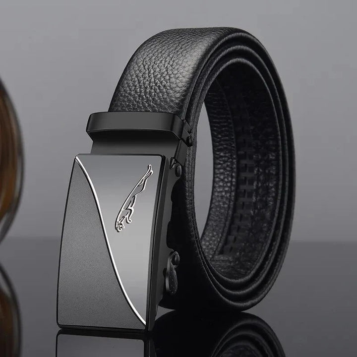 Fashion Business Mens Belt Genuine Luxury Brand Belt Metal Buckle Belt High-Quality PU Leather Soft Belt With Cargo Image 4