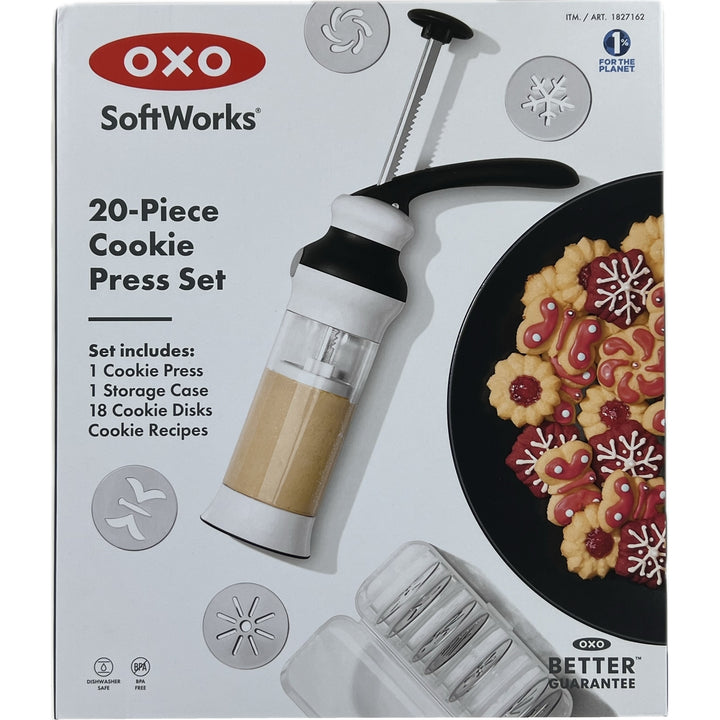 OXO Softworks 20 Piece Cookie Press Set Image 1