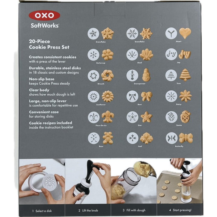 OXO Softworks 20 Piece Cookie Press Set Image 2