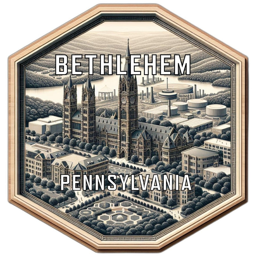 Bethlehem Pennsylvania Travel Destination Souvenir Vinyl Decal Sticker Image 1