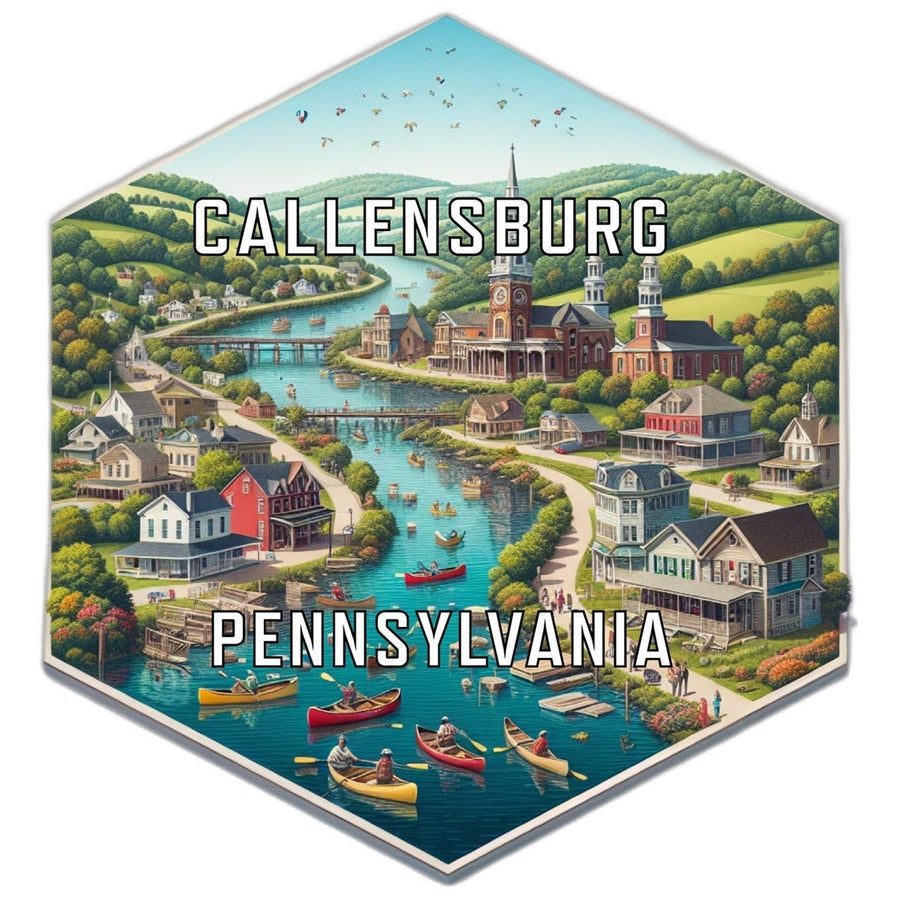 Callensburg Pennsylvania Travel Destination Souvenir Vinyl Decal Sticker Image 1