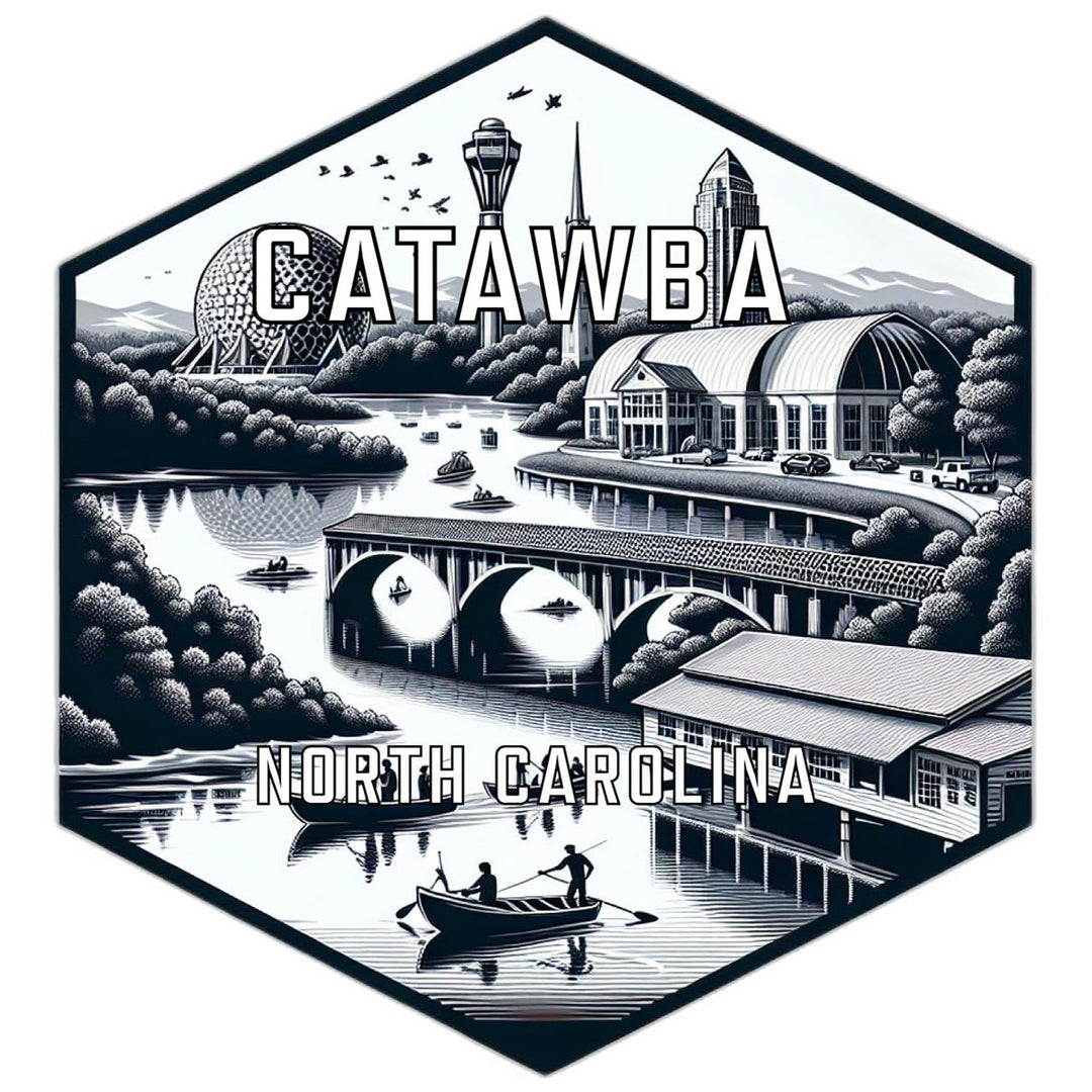 Catawba North Carolina Travel Destination Souvenir Vinyl Decal Sticker Image 1