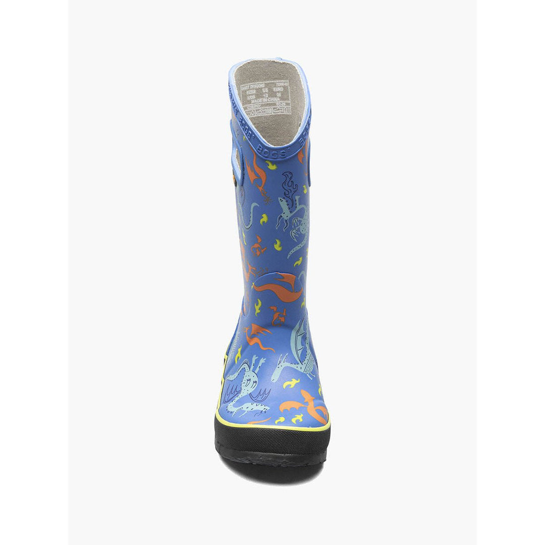 BOGS Unisex Kids Rainboots Dragon Blue Multi - 72998-460 Blue Multi Image 3